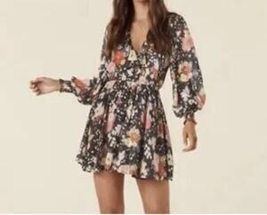 Spell And The Gypsy Sangria Floral Playdress Size XS Organic Cotton Blend
